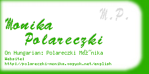 monika polareczki business card